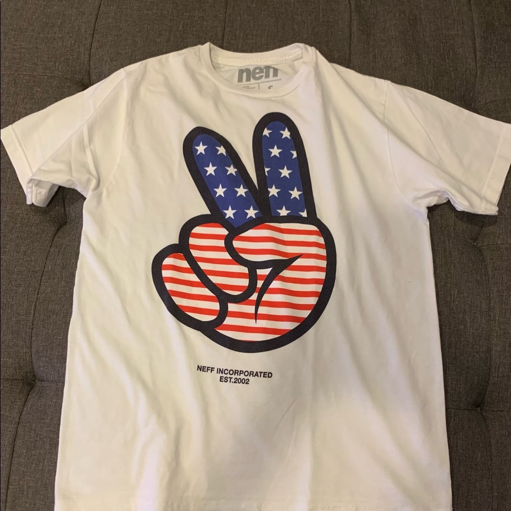 Neff America Peace Sign T-Shirt